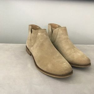Tan ankle booties